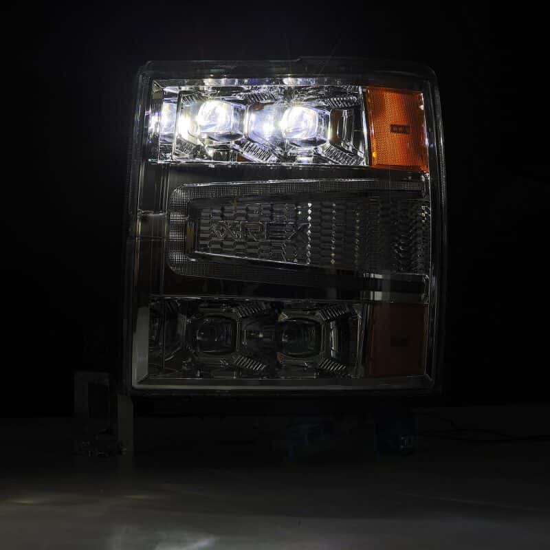 AlphaRex — AlphaRex 04-15 Chevy 1500HD NOVA-Series LED Proj Headlights Chrome w/Activ Light/Seq Signal & SB DRL
Projector Headlights - view 5