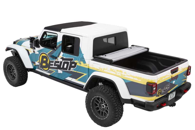 Bestop — Bestop Fold Soft Tonneau - 20-26 Jeep Gladiator For 5 Ft. Bed Ez (Black Diamond)
EZ-Fold Soft Tonneau - view 3
