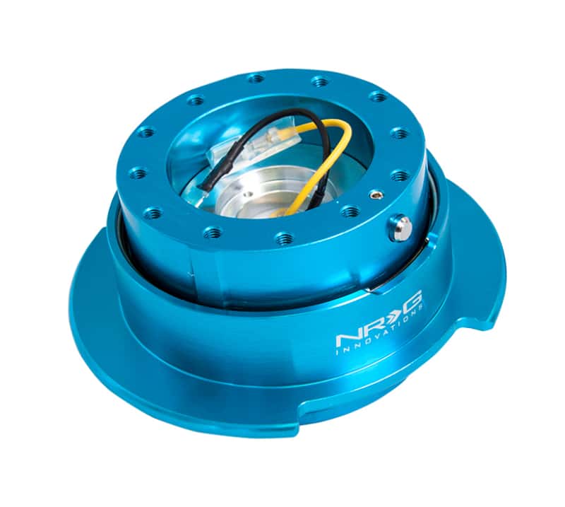 NRG — NRG Quick Release Kit Gen 2.5 - New Blue Body / Titanium Chrome Ring - view 1