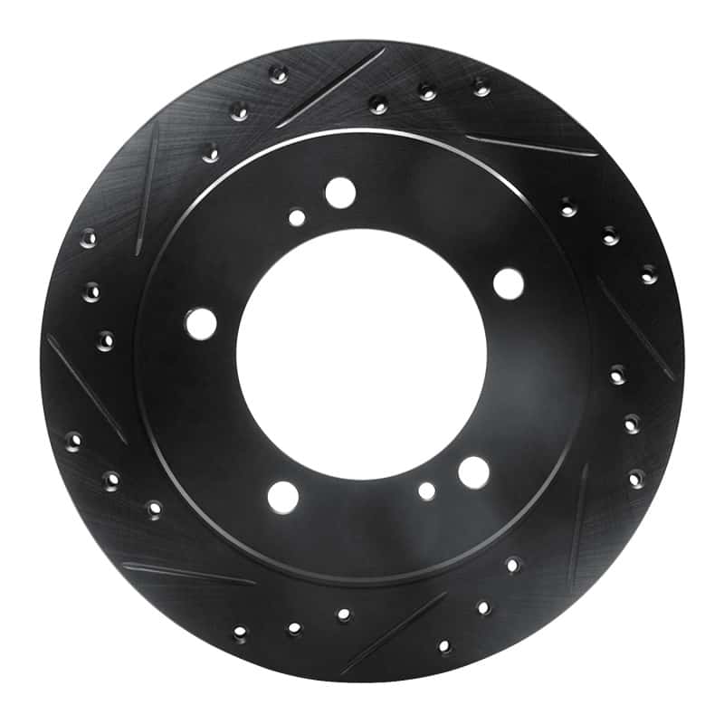 R1 Concepts — R1 91-98 Chevrolet Tracker Front Left Drilled & Slotted Black Brake Rotor
R1 Brake Rotor Drill - view 1