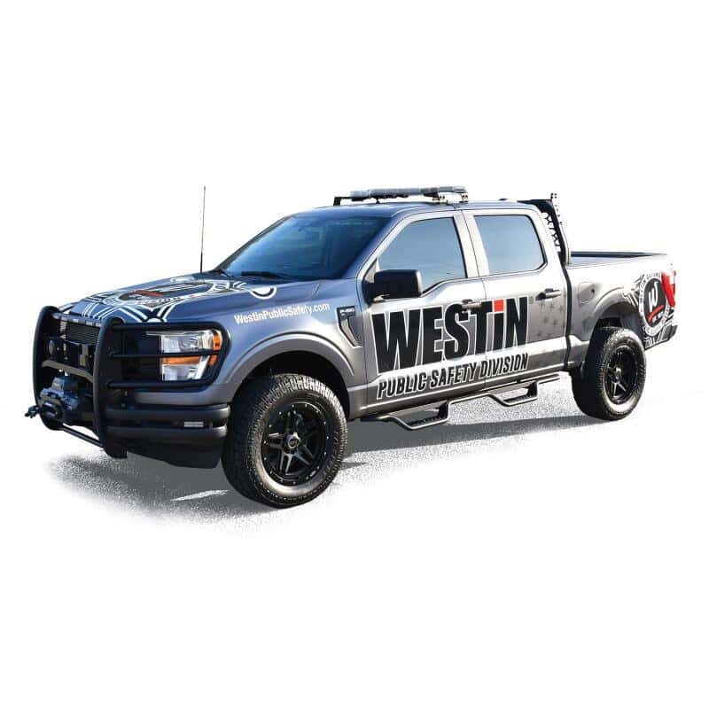 Westin — Westin 15-22 Ford F-150 SuperCrew / 17-22 F-250/350 Crew Cab Outlaw Nerf Step Bars - Textured Black
Nerf Drop Step Bars - view 7