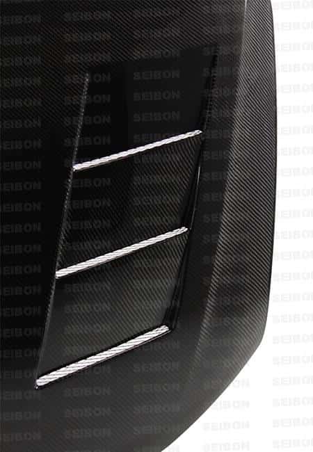 Seibon — Seibon 11-13 Scion tC (AGT20L) TS-style Carbon Fiber Hood (Does not fit 14) - view 4