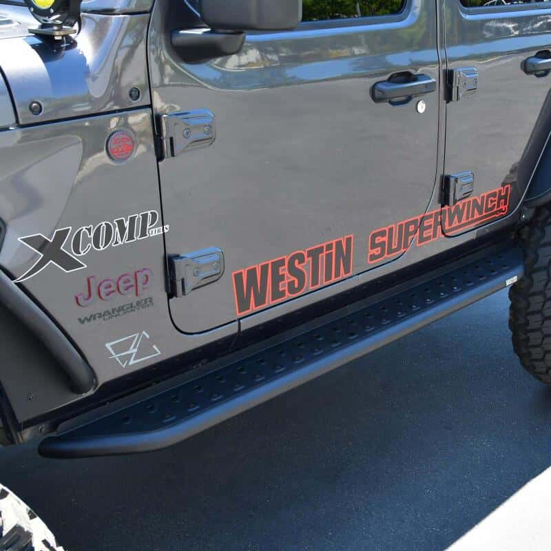 Westin — Westin 18-24 Jeep Wrangler (JL) Unlimited 4DR Outlaw Running Board - Textured Black
Running Boards - view 5