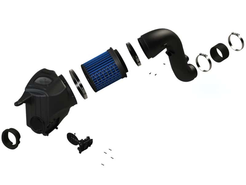 aFe — aFe Momentum HD PRO 10R Stage-2 Si Air Intake System 13-14 Dodge RAM Diesel Trucks L6 6.7L (td)
Momentum HD Intake - view 6