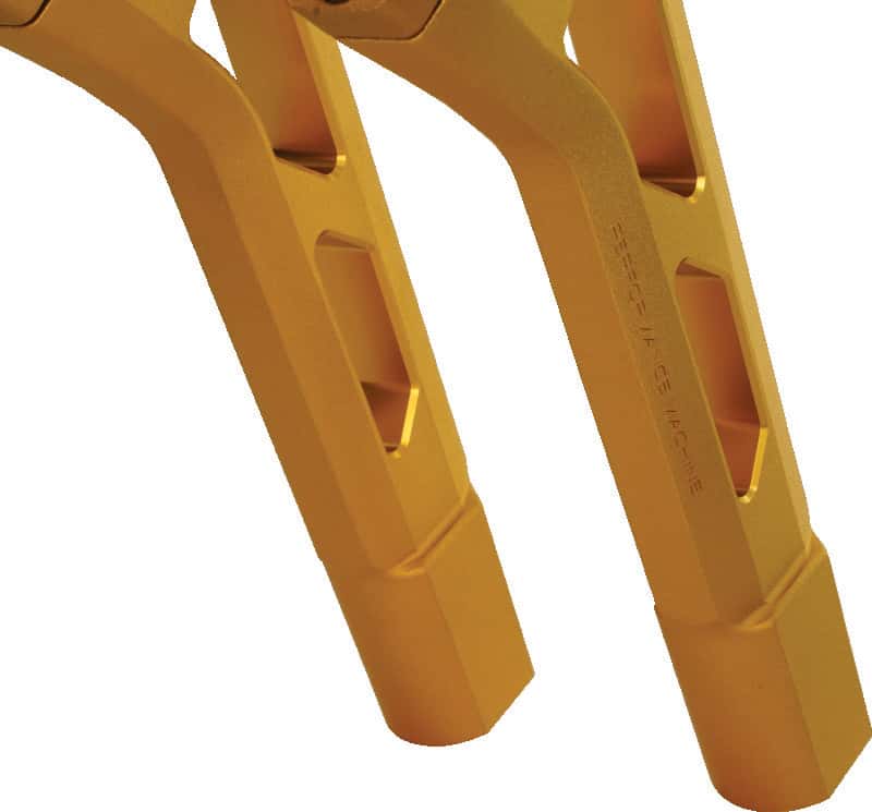 Performance Machine — Performance Machine Phatbar/Riser Kit-Ext Wire - Gold Ops - view 3