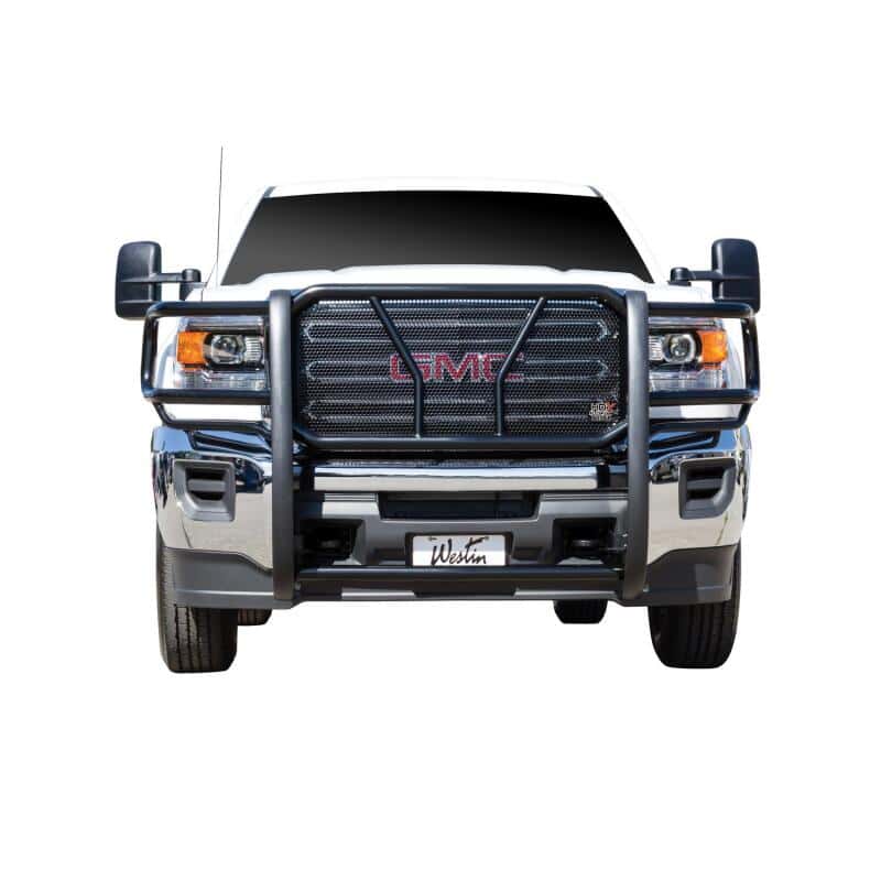 Westin — Westin 2011-2014 GMC Sierra 2500/3500 (Excl Denali) HDX Grille Guard - Black
Grille Guard - view 4