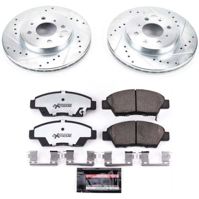 PowerStop — Power Stop 15-19 Honda Fit Front Z26 Street Warrior Brake Kit - view 1