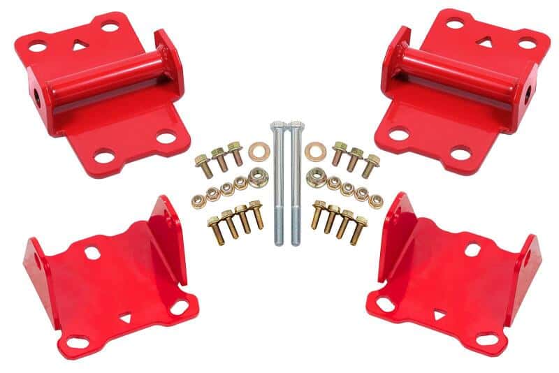 BMR Suspension — BMR 78-87 G-Body Motor Mount Kit Upper & Lower Solid - Red
Motor Mount Kit - view 2