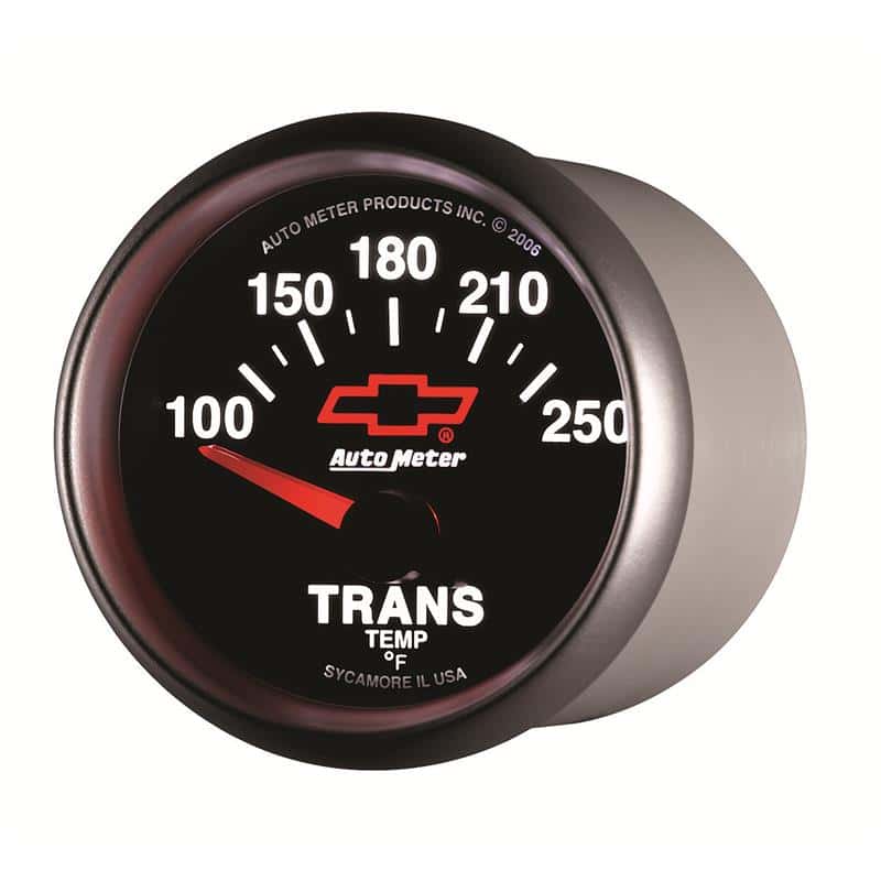 AutoMeter — Autometer GM Bowtie Black 2-1/16in 100-250 Degree F Electronic Transmission Temperature Gauge
2-1/16" TRANS TEMP, - view 3