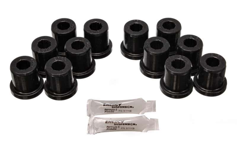 Energy Suspension — Energy Suspension 81-89 Toyota FJ40/FJ60 Landcruiser 2/4WD Blk Front Leaf Spring Bushing Set
Leaf Spring Bushing - view 4