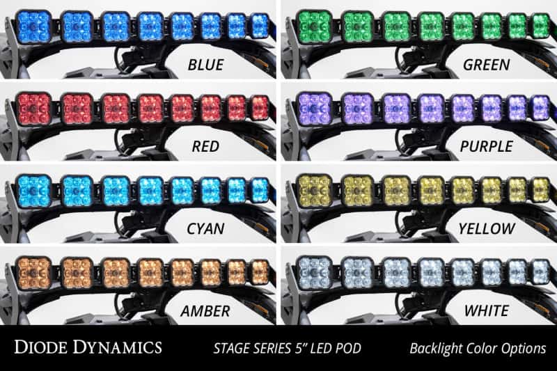 Diode Dynamics — Diode Dynamics 17-24 Can-Am Maverick X3 Stage Series Roof Bracket Kit - view 8