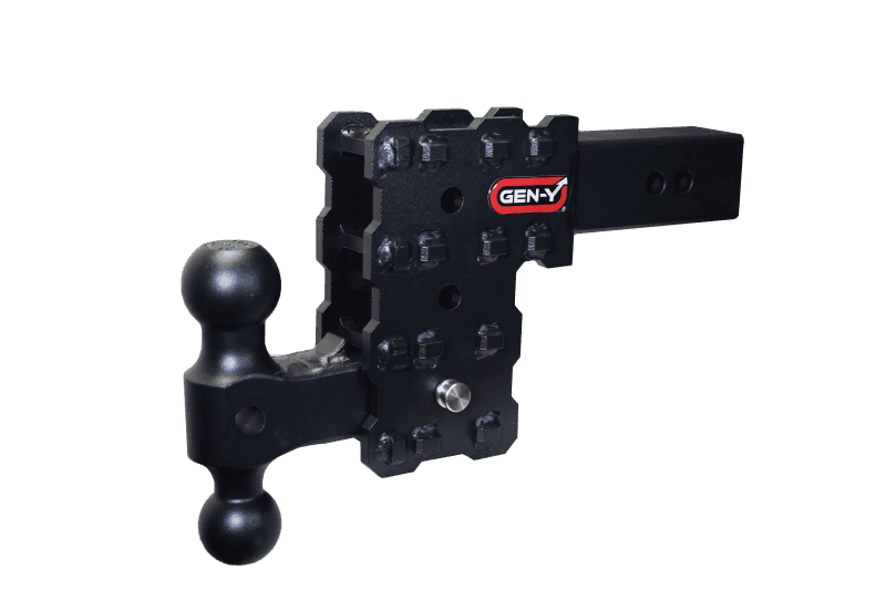 GEN-Y Hitch — Gen-Y Phantom-X 2.5in Solid Shank 5in Drop 1.6K TW 16K Hitch w/GH-051 Dual-Ball
Drop Hitch - view 2