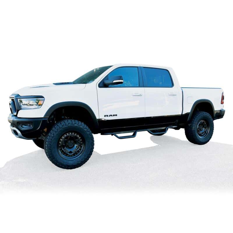 Westin — Westin 19-22 Ram 1500 Crew Cab (Excl. 19-22 Ram 1500 Classic) Outlaw Nerf Step Bars - Textured Black
Nerf Drop Step Bars - view 5