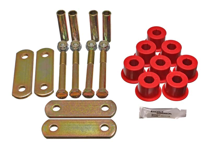 Energy Suspension — Energy Suspension GM Heavy Duty Shackle Set - Red
Leaf Spring Shackle - view 4