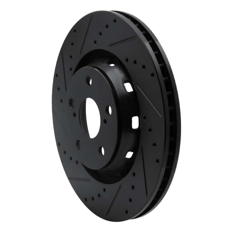R1 Concepts — R1 09-15 Toyota Venza Front Left Drilled & Slotted Black Brake Rotor
R1 Brake Rotor Drill - view 2