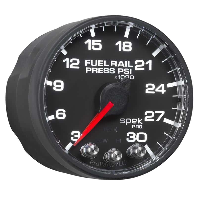 AutoMeter — Autometer Spek-Pro Gauge Rail Press 2 1/16in 30Kpsi Stepper Motor W/Peak & Warn Blk/Blk
GA 2" RAILP BFB SPEK - view 6