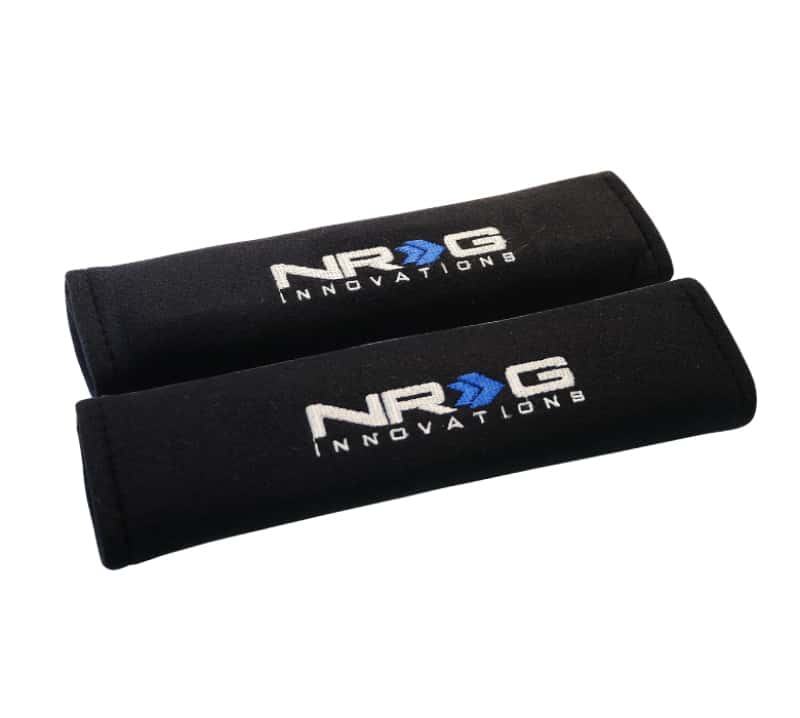 NRG — NRG Seat Belt Pads 2.7in. W x 11in. L (Black) Short - 2pc - view 2
