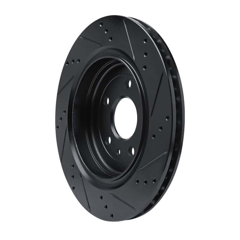 R1 Concepts — R1 14-19 Chevrolet Corvette Rear Left Drilled & Slotted Black Brake Rotor
R1 Brake Rotor Drill - view 4
