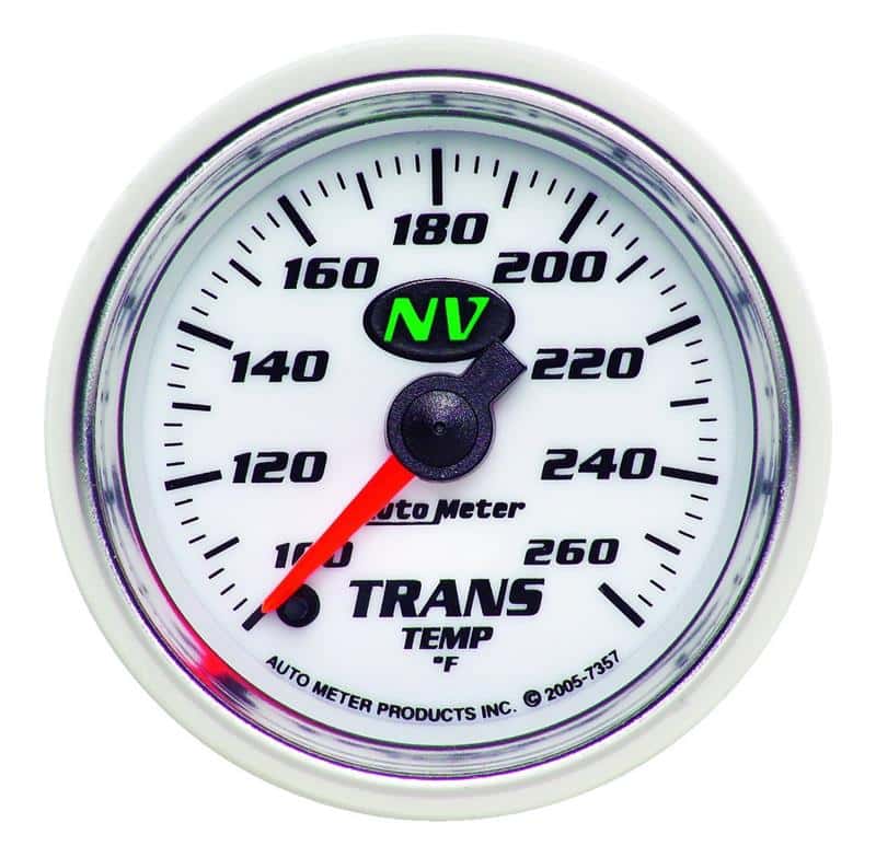 AutoMeter — Autometer NV 2-1/16in 100-260 Deg F Digital Stepper Motor Transmission Temp Gauge
2-1/16" TRANS TEMP, - view 2