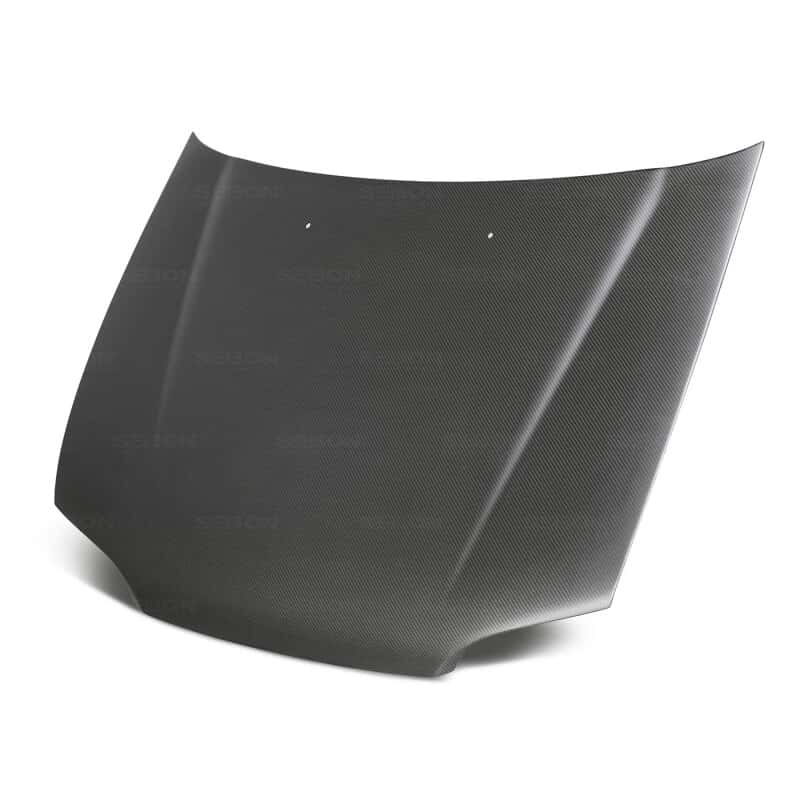 Seibon — Seibon 1992-1995 Honda Civic Coupe OEM-Style Dry Carbon Fiber Hood - view 1