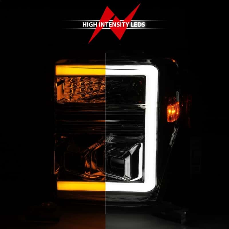 ANZO — ANZO 08-10 Ford F-250 - F-550 Super Duty Projector Headlights w/ Light Bar Switchback Chrome Housing
Head Light Set
HdLtSet - view 7