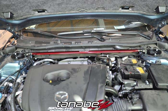 Tanabe — Tanabe Sustec Front Strut Tower Bar 14 Mazda 3 (3dr & 5dr) / Mazda 6 - view 2