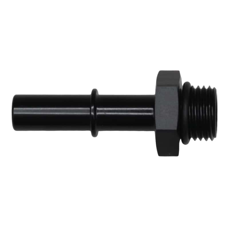 DeatschWerks — DeatschWerks 6AN ORB Male to 3/8in Male EFI Quick Connect Adapter - Anodized Matte Black
Lines & Fittings - view 1