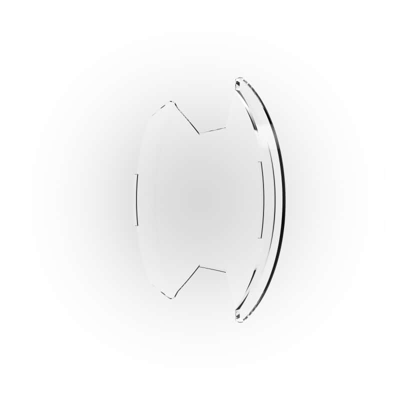 KC HiLiTES — KC HiLiTES SlimLite 8in. LED Light Shield (Shield Only) - Clear - view 10
