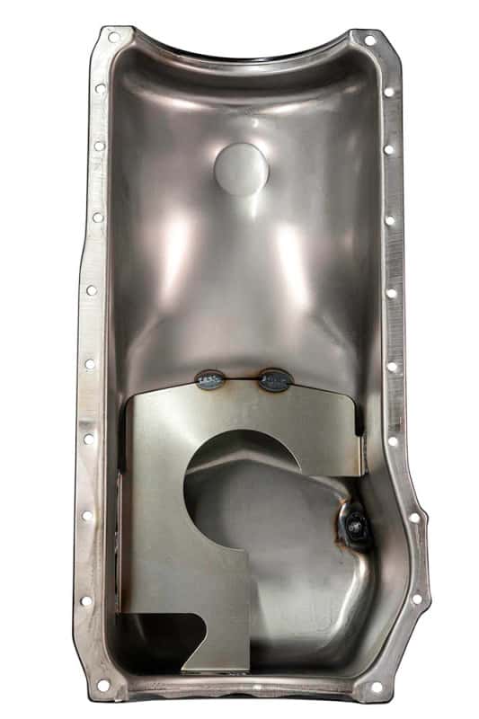 Moroso — Moroso Ford 351C/351M Stock (w/Front Sump) Wet Sump 6qt 8.25in Steel Oil Pan - view 3