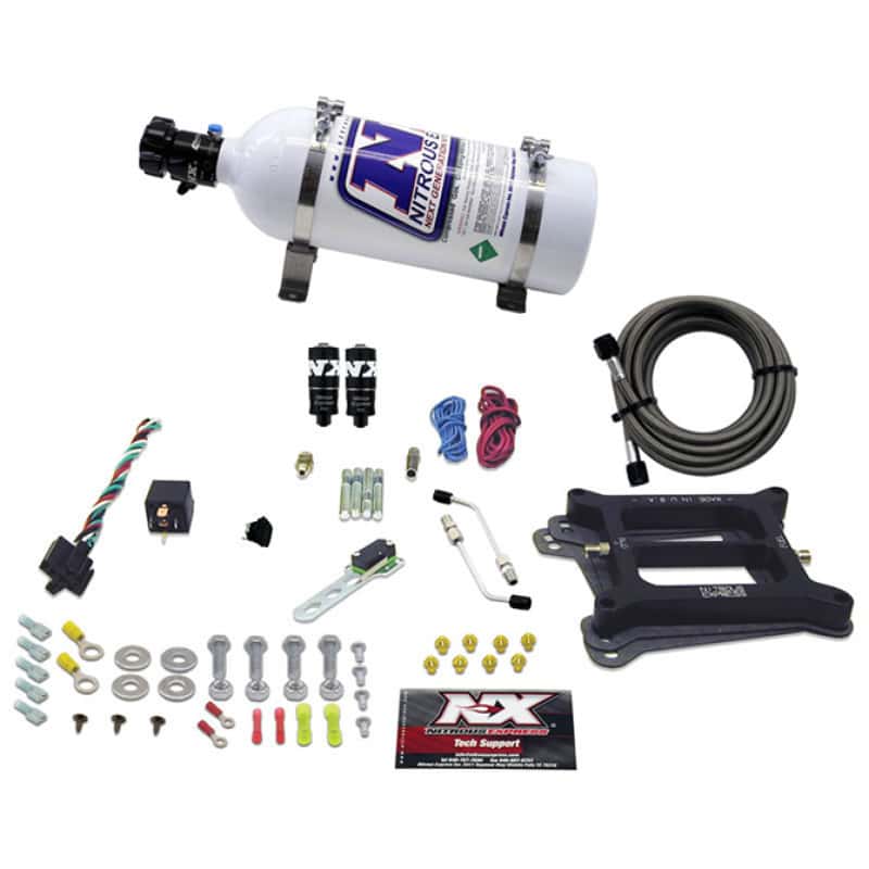 Nitrous Express — Nitrous Express 4150 Hitman Plus 4-BBL Nitrous Kit (50-200HP) w/5lb Bottle
Injection System Kit
N2OSys - view 3