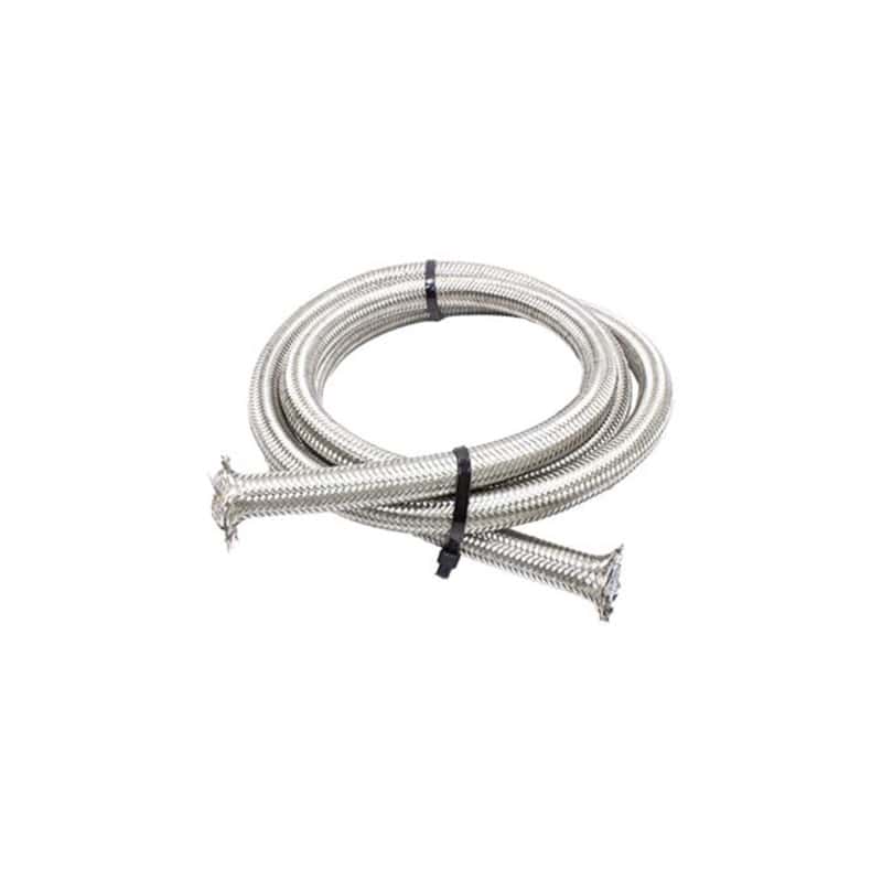 Nitrous Express — Nitrous Express 8AN Braided Stainless PTFE Hose - 5ft
Hose - view 1