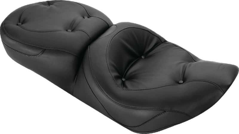 Mustang Motorcycle — Mustang 97-07 Harley Road King, 06-07 Road Glide, 00-05 Eagle Touring 1PC Seat Regal - Black - view 2