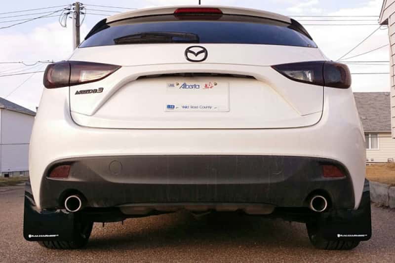 Rally Armor — Rally Armor 14-18 Mazda3 Red UR Mud Flap w/White Logo
Mud Flap - view 7