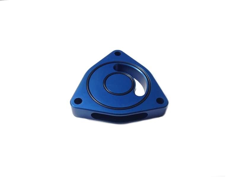 Torque Solution — Torque Solution Blow Off BOV Sound Plate (Blue): Hyundai Genesis Coupe 2.0T ALL - view 1