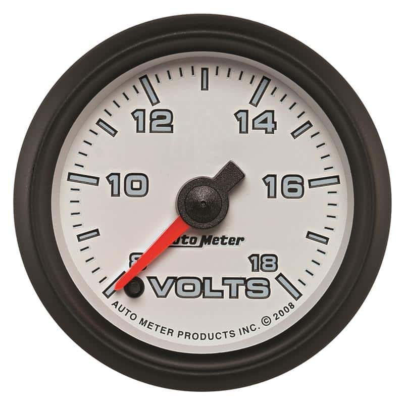 AutoMeter — Autometer Pro-Cycle Gauge Voltmeter 2 1/16in 18V Digital Stepper Motor White
2" VOLT STPR PC PH2 - view 2