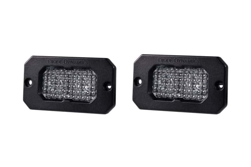 Diode Dynamics — Diode Dynamics Stage Series 2 In LED Pod Sport - White Flood Flush ABL (Pair) - view 1
