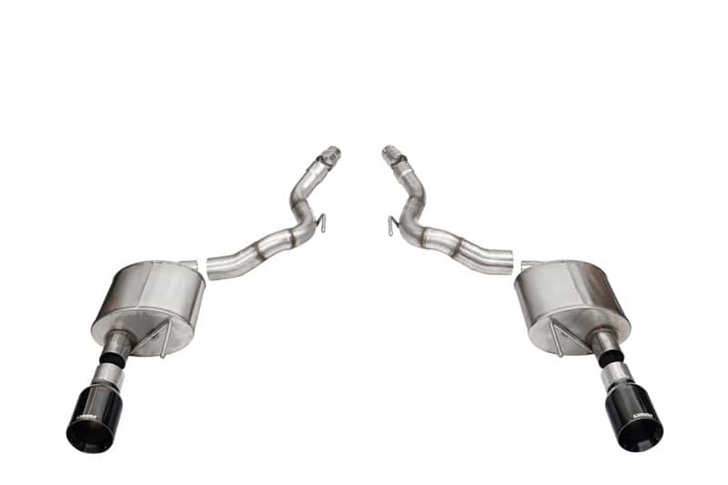 CORSA Performance — Corsa 24+ Ford Mustang GT Sport Axle-Back Dual Rear Exit with 4.5in Black PVD Straight Cut Tips
Exhaust - view 1