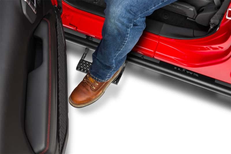 N-Fab — N-Fab RKR Rails 2018 Jeep Wrangler JL 4 Door Dab Length - Gloss Black - 1.75in
RKRStp 18-24 JL 4Dr - view 9