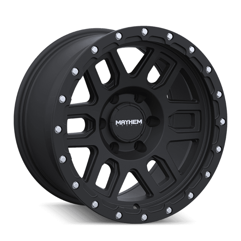 Mayhem — Mayhem 8304 Delta 17x9 / 5x127 BP / -12mm Offset / 78.1mm Hub Matte Black Wheel
MAYHEM 8304 - view 3
