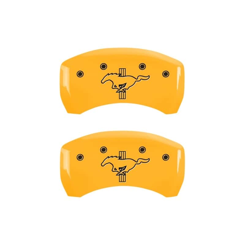 MGP — MGP Rear set 2 Caliper Covers Engraved Rear 2015/Bar & Pony Yellow finish black ch
Caliper Covers - view 1