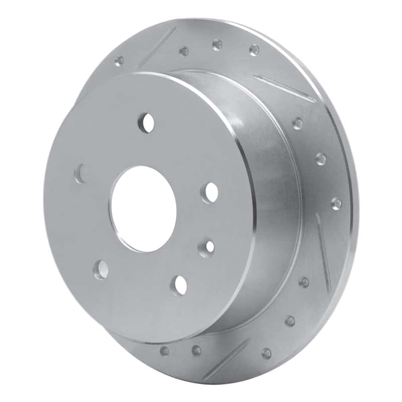 R1 Concepts — R1 99-02 Daewoo Leganza Rear Left Drilled & Slotted Silver Brake Rotor
R1 Brake Rotor Drill - view 2
