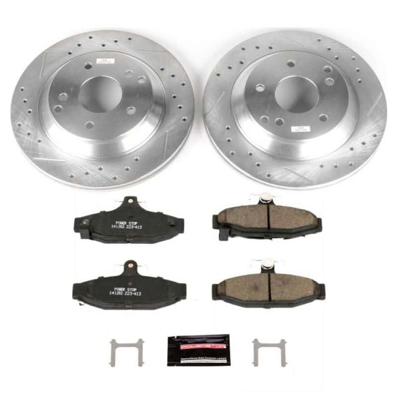 PowerStop — Power Stop 88-96 Chevrolet Corvette Rear Z23 Evolution Sport Brake Kit - view 1