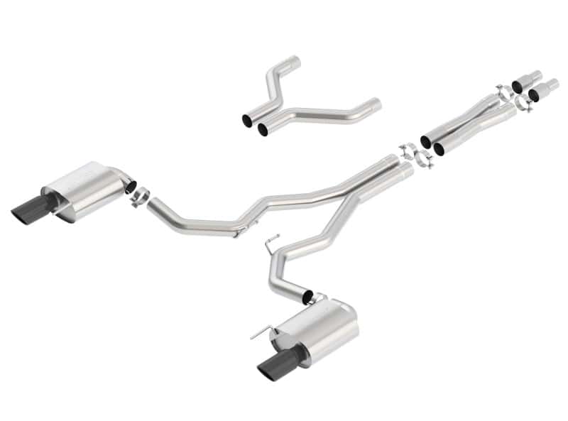 Borla — Borla 15-17 Ford Mustang GT 5.0L V8 S-Type Catback Exhaust
Cat-Back System - view 1