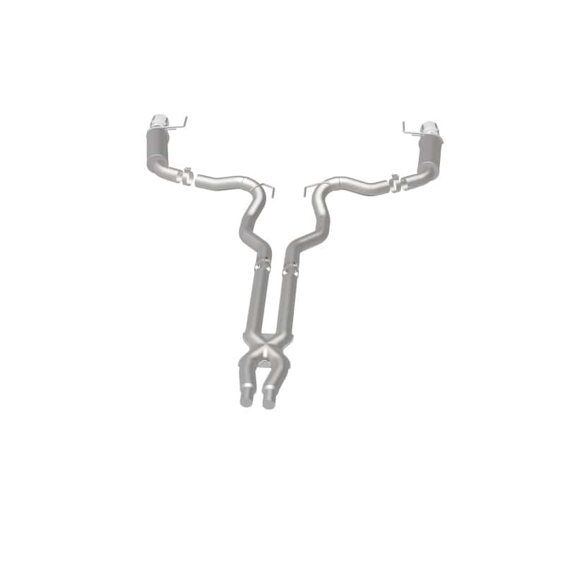 Magnaflow — MagnaFlow Cat Back, SS, 3in, Competition, Dual Split Polished 4.5in Tips 2015 Ford Mustang GT V8 5.0
Cat-Back - view 11