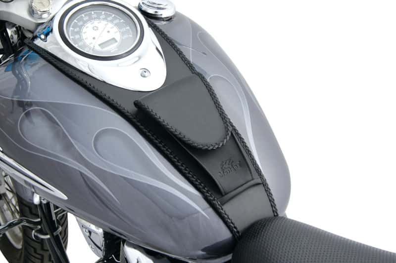Mustang Motorcycle — Mustang 99-21 Yamaha V-Star 1100 Custom Cruiser Tank Bib - Black - view 1