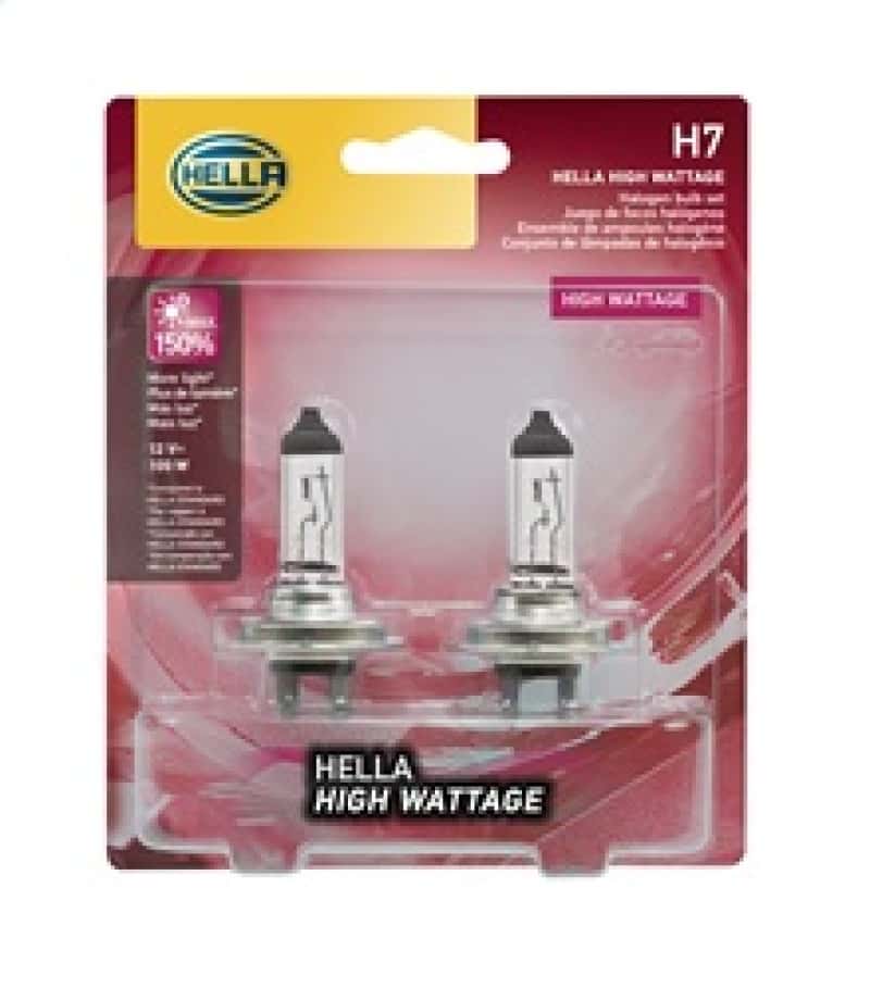 Hella — Hella High Wattage Bulb H7 12V 100W PX26d T4.6 (Pair)
H7 100WTB Hal Bulb - view 6