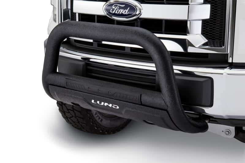 LUND — Lund 04-18 Ford F-150 (Excl. Heritage) Bull Bar w/Light & Wiring - Black
BULL BAR W-LED LIGHT
Bull Bar - view 2