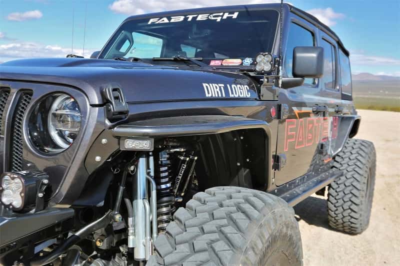 Fabtech — Fabtech 18-21 Jeep JL 4WD Front Steel Tube Fenders
Fender - view 4