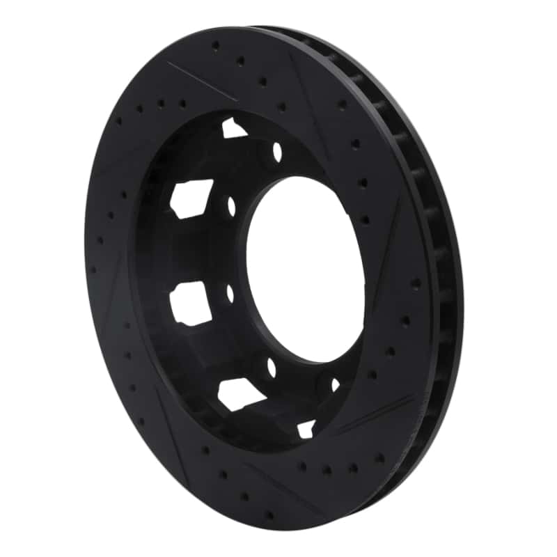 R1 Concepts — R1 75-93 Dodge W250 Front Left Drilled & Slotted Black Brake Rotor
R1 Brake Rotor Drill - view 4