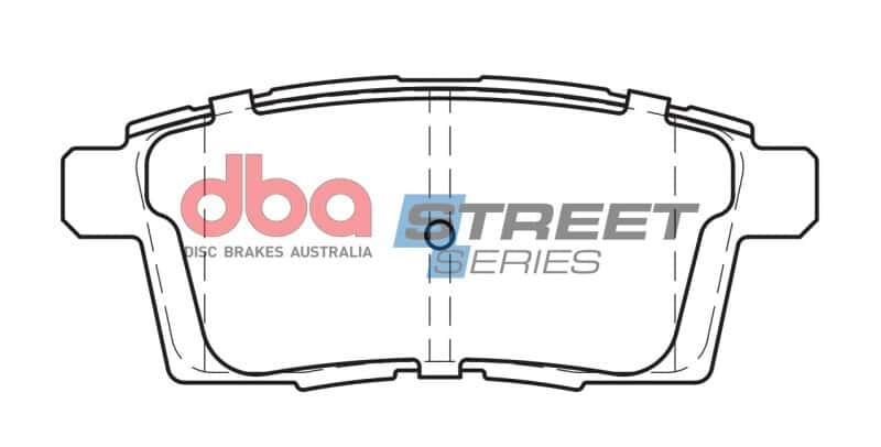 DBA — DBA 07-10 Ford Edge Street Series Rear Brake Pads
Brake Pad - view 1